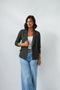 Blaze of Glory Shirred Sleeve Blazer