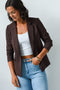 Blaze of Glory Shirred Sleeve Blazer