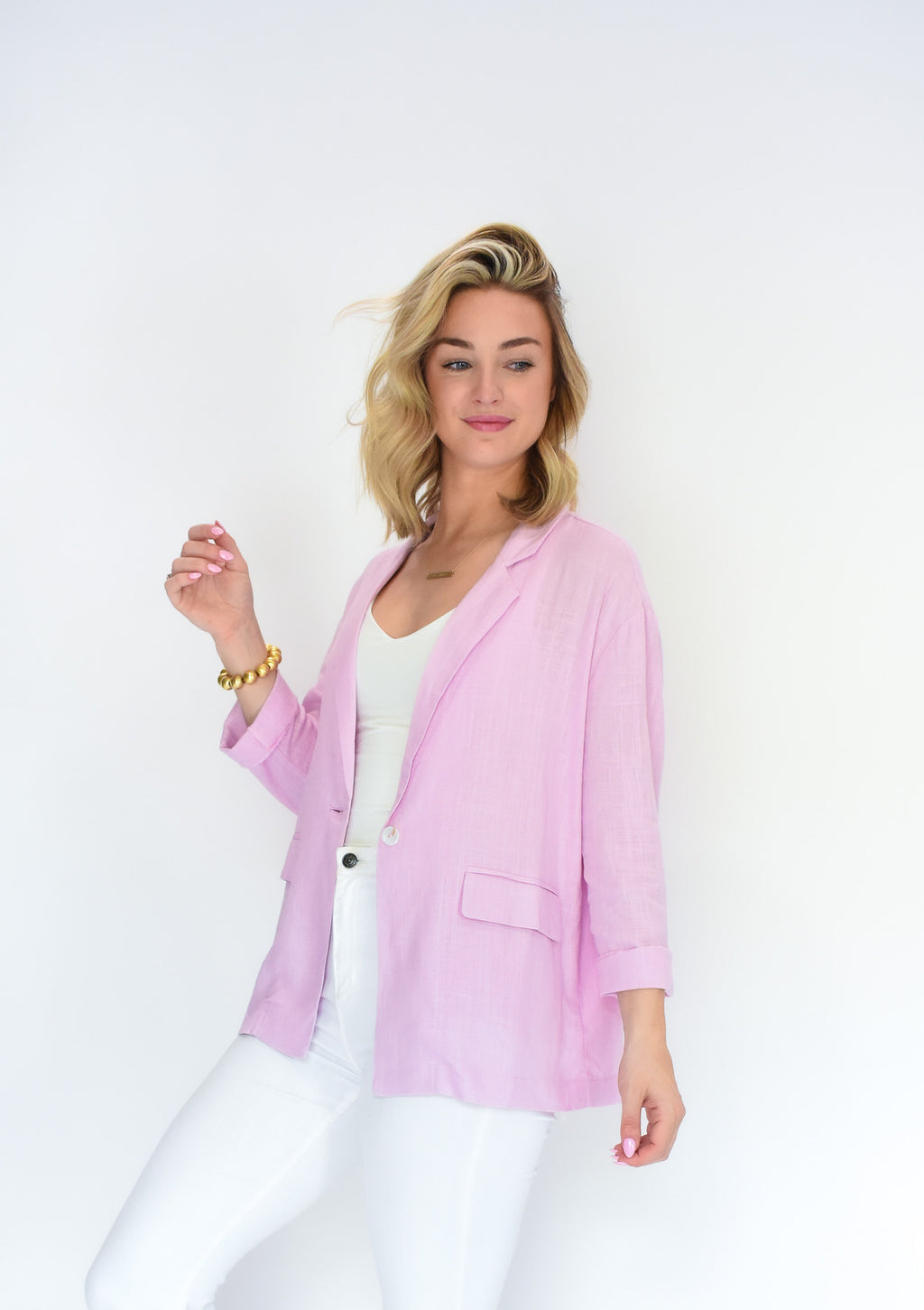 MAREN – LINEN BLAZER main image 0