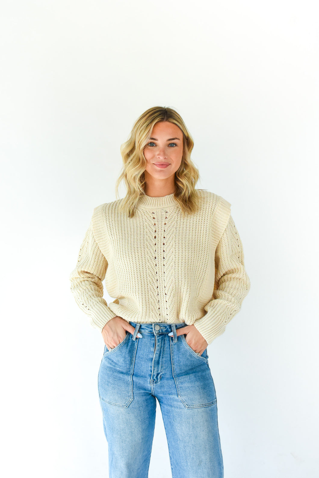 Best Of The Bunch Overlay Sweater