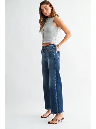 Just Black High Rise Wide Leg