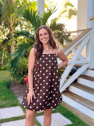 Spots On Point Polka Dot Dress