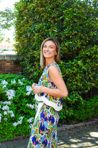 Breezy Does It Printed Top