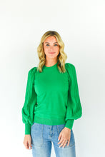 Load image into Gallery viewer, Pleats Please Puff Sleeve Sweater
