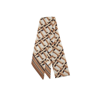 Printed Pattern Narrow Scarf