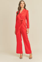 Load image into Gallery viewer, Red Drop Gorgeous Wrap Front Jumpsuit
