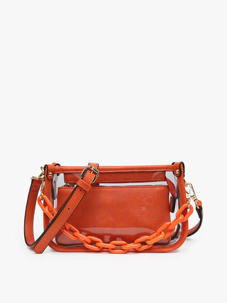 Totally Transparent Clear Crossbody