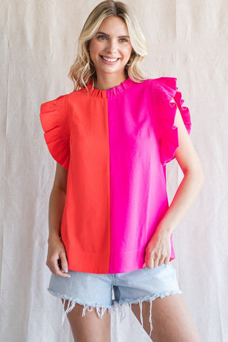 Orange You Glad It's Pink Top