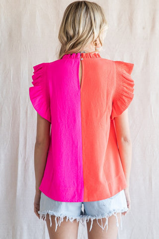 Orange You Glad It's Pink Top