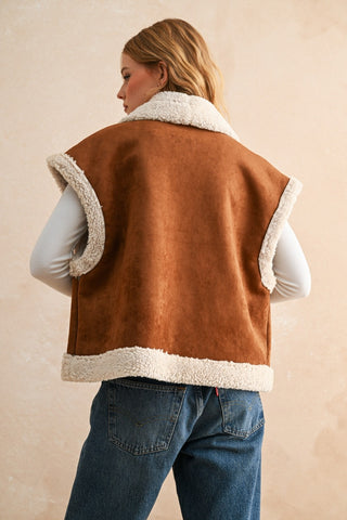 Sherpa Dreams Contrast Vest