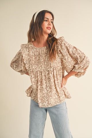 Ruffle In Blossom Blouse