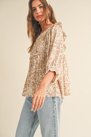Ruffle In Blossom Blouse