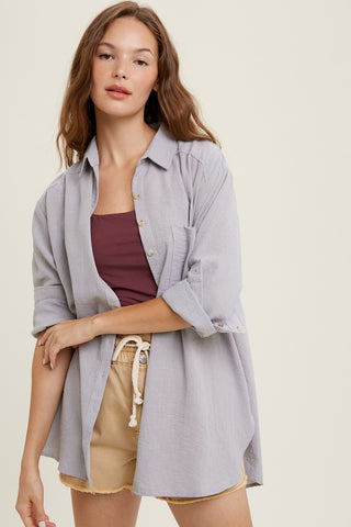 Glutton For A Button Up Top