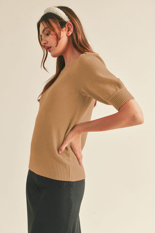 Short And Sassy Puff Sleeve Top
