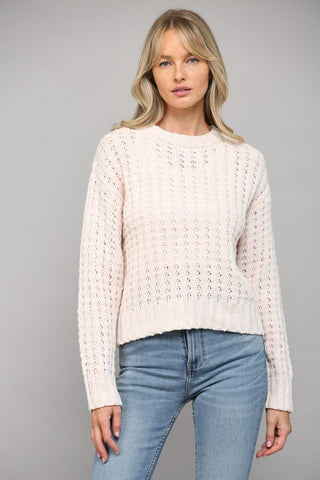 Toasty Threads Marled Yarn Sweater