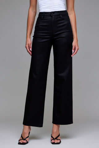 Hidden Logan Black Coated Dad Jeans