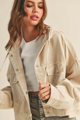Cuddly Conditions Jacket with Hoodie
