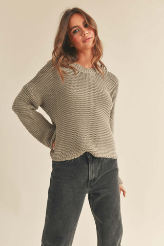 I'll Be Black Knit Sweater