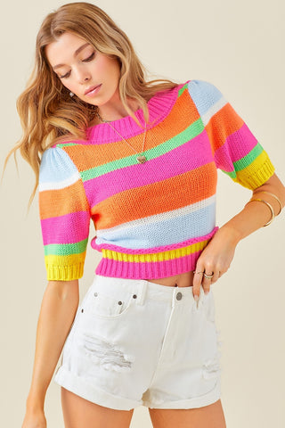 Serious Love Affair Striped Sweater