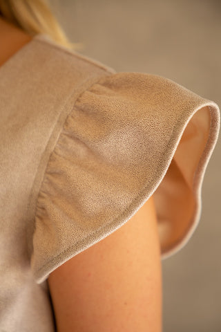 In The Spotlight Faux Leather Top