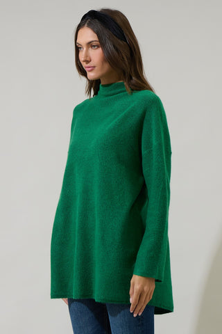 Solid Choice Tunic Sweater