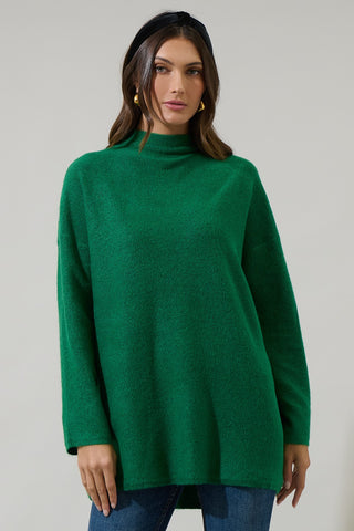 Solid Choice Tunic Sweater