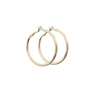 40mm Gold Dipped Hoops