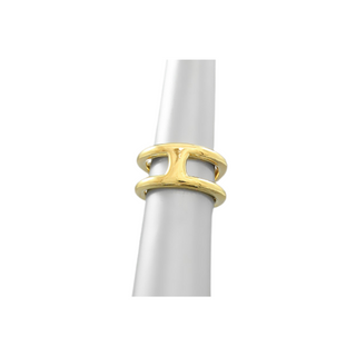 Thick 2 Row Ring
