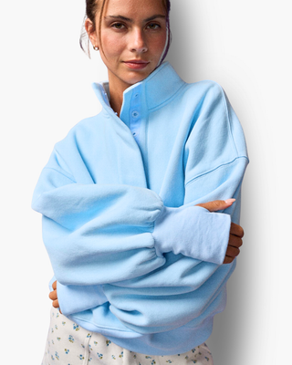 Bright Side Cozy High Collar Pullover