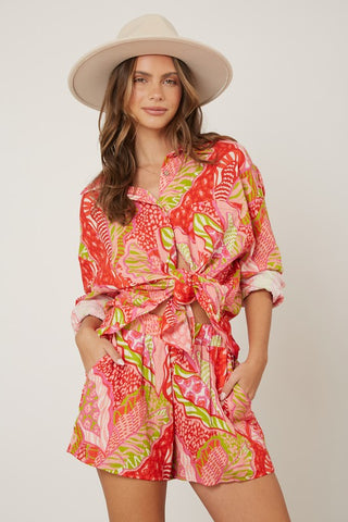 For A Good Gauze Tropical Short