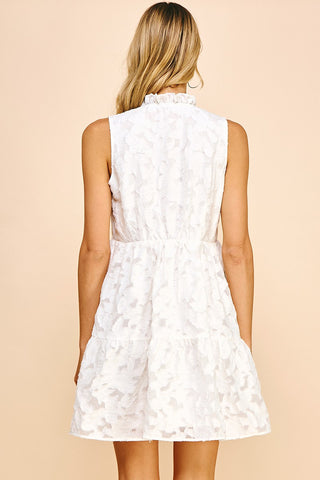 Fall From Lace Mini Dress