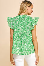 Load image into Gallery viewer, Blossom Breeze Smocked Top
