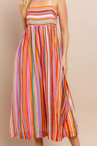 Straight To The Truth Midi Dress