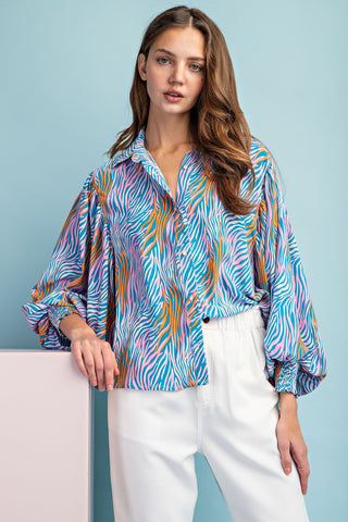 Fashion Icon Button Up Top