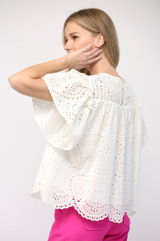 If Eyelet You In Again Top