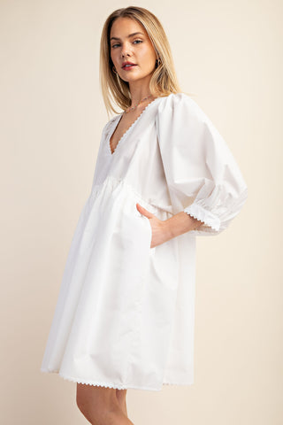 The White Stuff Lace Trim Dress