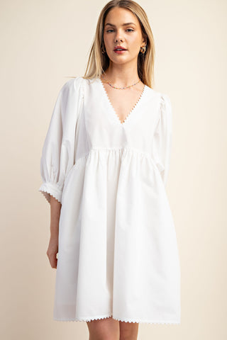 The White Stuff Lace Trim Dress