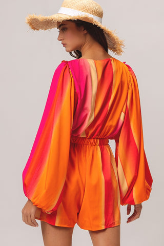 Tequila Sunrise Romper