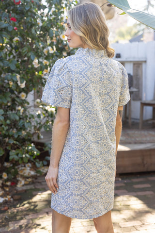 Single Style Embroidered Floral Dress