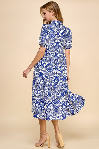 Prim And Proper Tiered Midi Dress