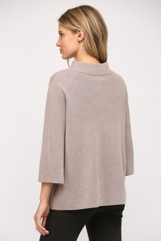 Mocha Mornings Bell Sleeve Sweater