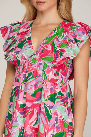 Meadow Muse Floral Print Dress