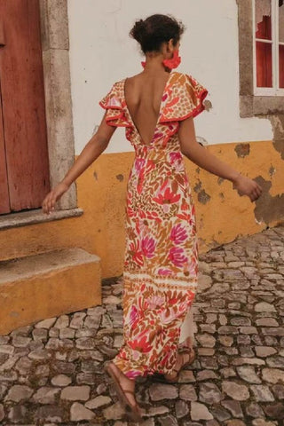 Blushing Dunes Maxi Dress