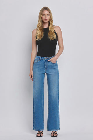 Flying Monkey High Rise Wide Leg Jeans