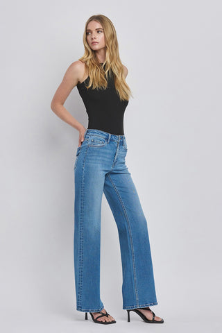 Flying Monkey High Rise Wide Leg Jeans