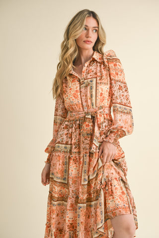 Patch Perfect Patchwork Midi Dress