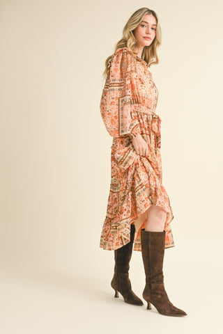 Patch Perfect Patchwork Midi Dress