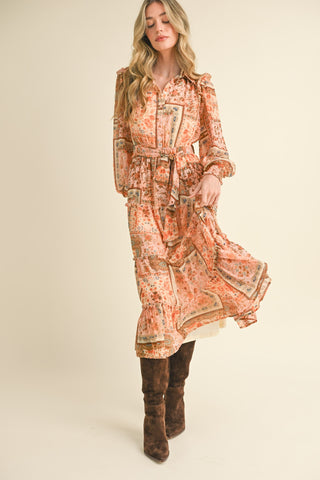 Patch Perfect Patchwork Midi Dress