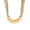 Chunky Beaded Mesh Necklace