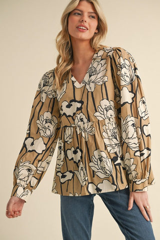 Doll Me Up In Florals Top